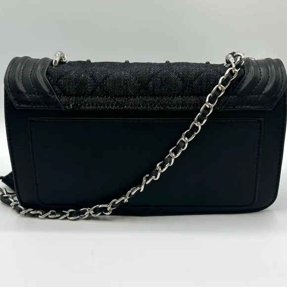 NWT Badgley Mischka  Black Jean Quilted Women's Bag - Picture 2 of 2